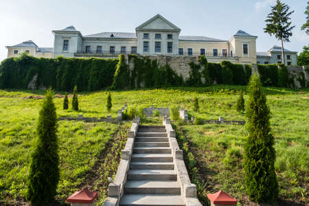 Vyshnivets, Ukraine - June 10 2016: The Vyshnevetsky (Wisniowieccy) family palace in Ternopil...