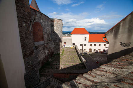 Mukacheve - Ukraine, JULY 26, 2009: Palanok Castle XI century, Transcarpathians region