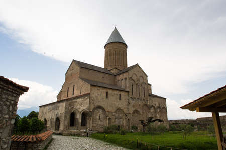 Telavi, Georgia - June 16 2018: Alaverdi Monastery one of the biggest sacred objects in Georgia, located in Kakheti region, near Telavi townのeditorial素材