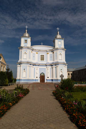 Assumption Cathedral in Volodymyr-Volynskyi city at sunny day, Ukraine