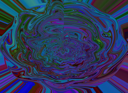 abstract background, psychedelic pattern with beautiful smooth lines, purple and green neon colors