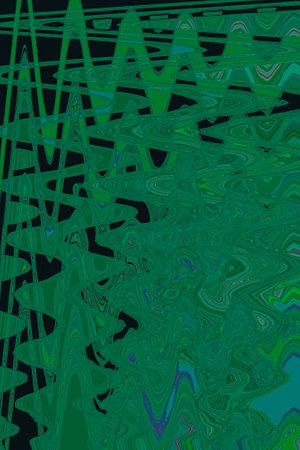 abstract background in green-black colors. Psychedelic design.の写真素材
