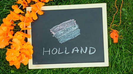 supporters articles of the Dutch footballの写真素材