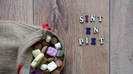 Ginger nuts for the Dutch Santa-Claus celebration for the 5th of Decemberの写真素材