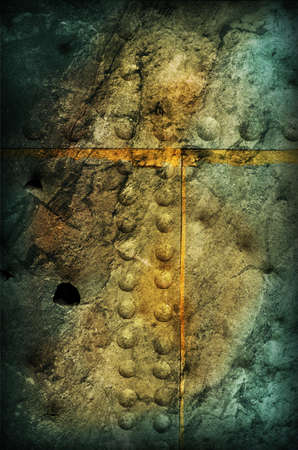 Grungy Metallic Backgroundの写真素材