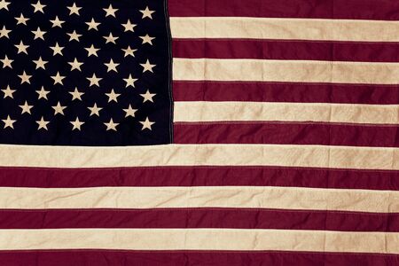 Old American Flag.の写真素材