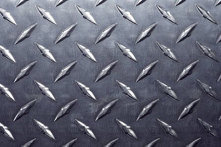 Metal Diamond plate background.