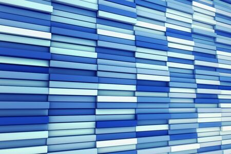Blue glowing 3D box background