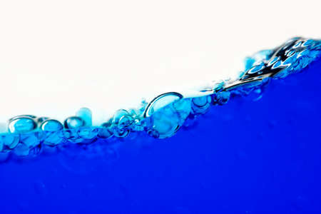 Detail of Blue Liquidの写真素材
