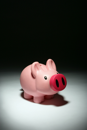 Pink Piggy Bankの写真素材