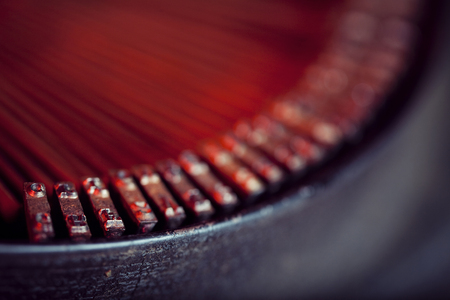 Close of old typewriter.の写真素材