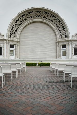 Outdoor stage in Balboa Park, San Diego