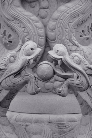 Stone dragon background.の写真素材