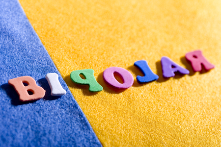 word "Bipolar" made up of letters.の写真素材