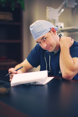 Medical Doctor looking at camera.の写真素材