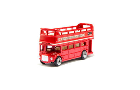 Toy model of red London Bus