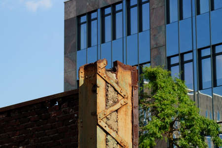 Old and new buildingsの写真素材