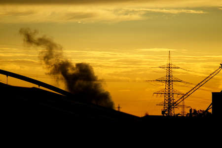 Sunrise in the cityの写真素材