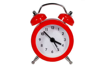 A little red alarm clock