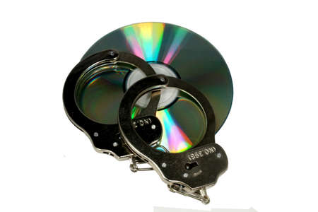 Handcuffs and illegal bootleg
