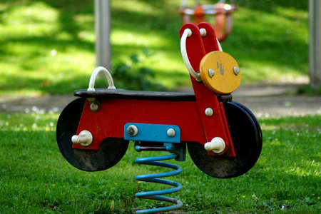A children's playgroundの写真素材