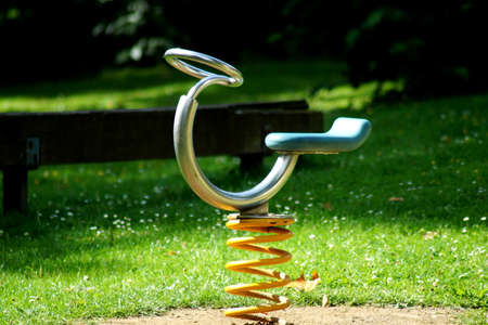 A children's playgroundの写真素材