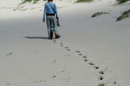 Woman on the beach