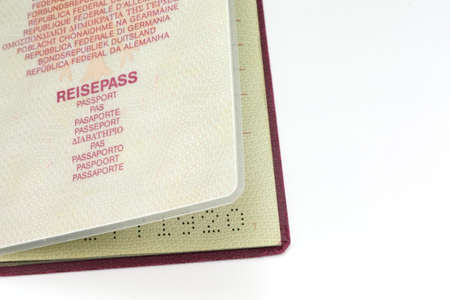 Passport Germanyの写真素材