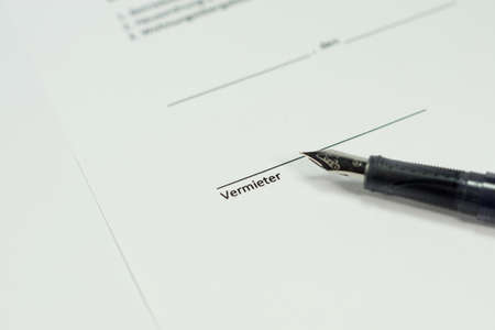lease signature