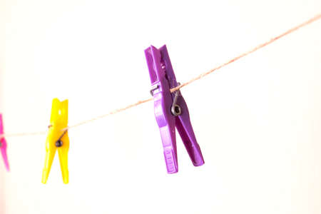 colorful clothespins