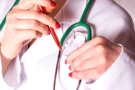 Young female doctorの写真素材