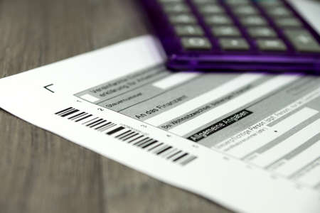 Tax return form