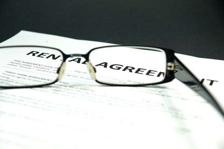 Rental agreementの写真素材