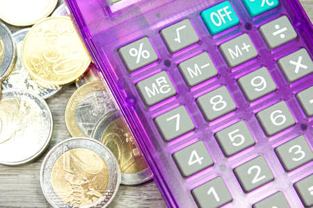 Calculator and moneyの写真素材