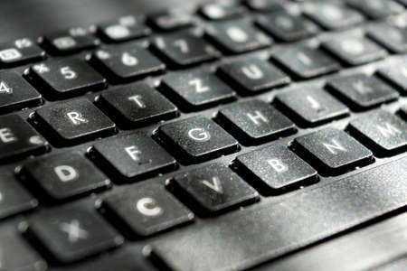 Black keyboard from computerの写真素材