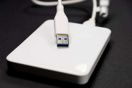 External hard driveの写真素材