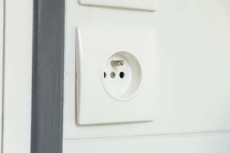 Electrical socket on the wall