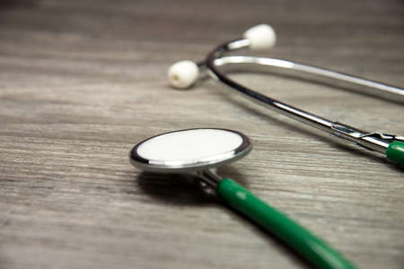 Stethoscope on the table
