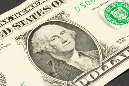 A dollar banknote