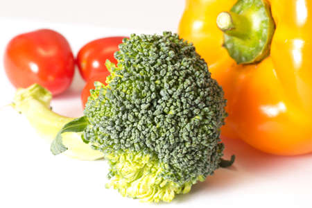 Various vegetables on light backgroundの写真素材