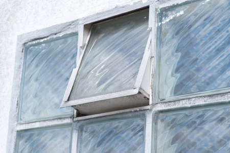 A window at a warehouse