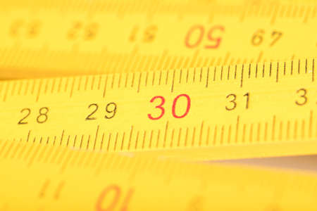 Close-up of a folding ruleの写真素材
