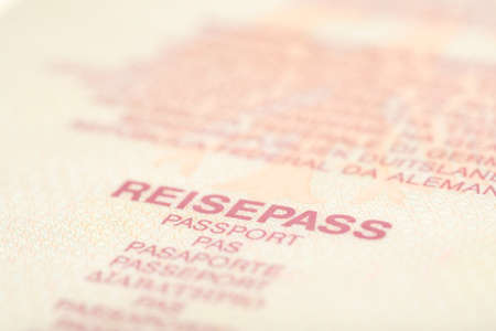 A german passportの写真素材