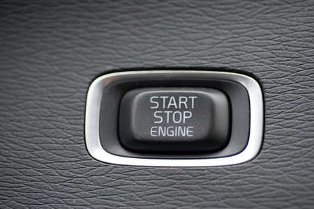 A start stop button for starting a carの写真素材