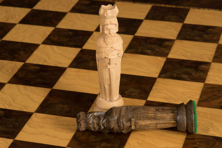 Two kings on the chessboardの写真素材