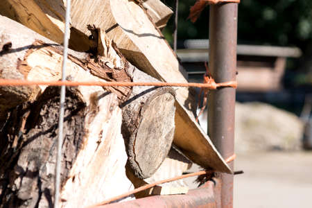 A pile from the wood
