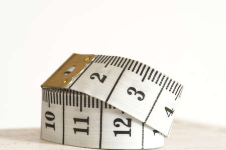Close up of a measuring tape