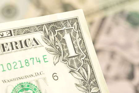 Close-up of dollar billsの写真素材