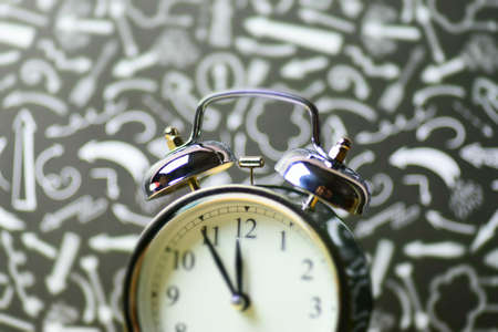 Close-up of an alarm clock