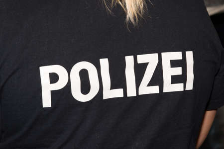 Close-up of a police officer